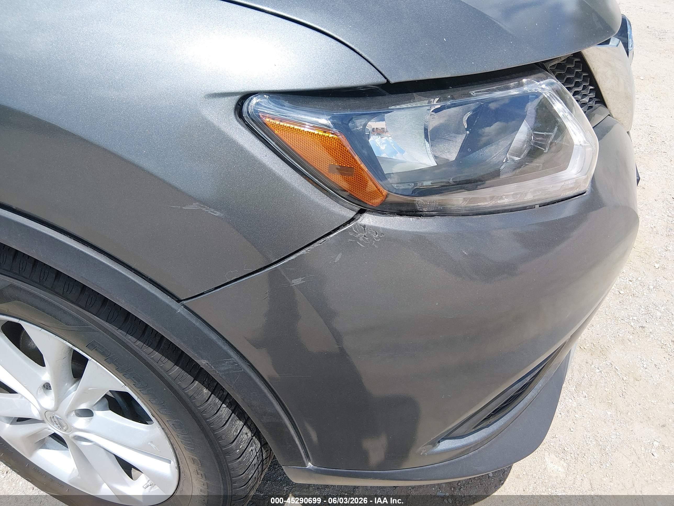 2014 Nissan Rogue Sv Gray vin: 5N1AT2MK6EC842748