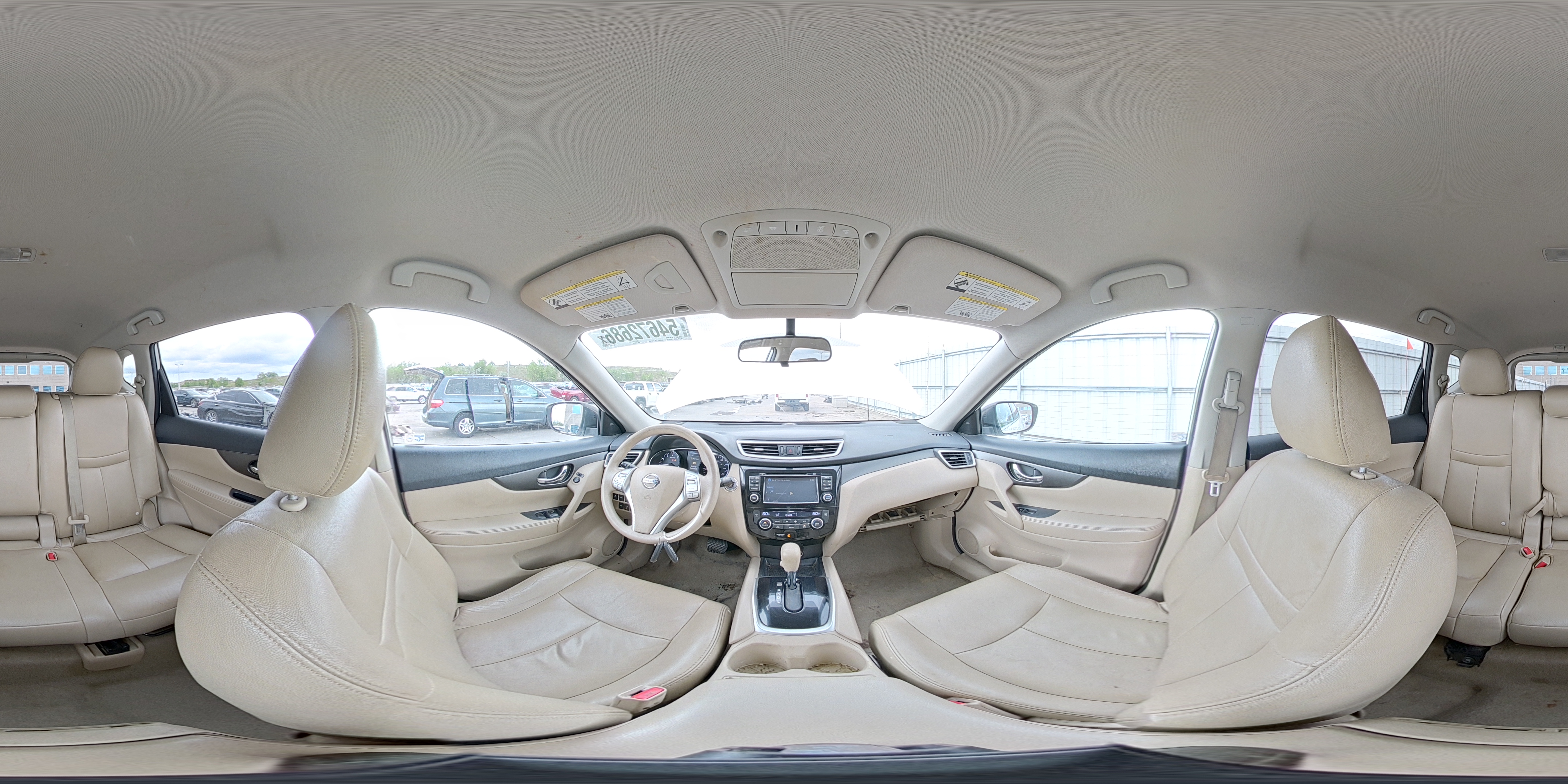 2015 Nissan Rogue Sv Белый vin: 5N1AT2MK6FC778146