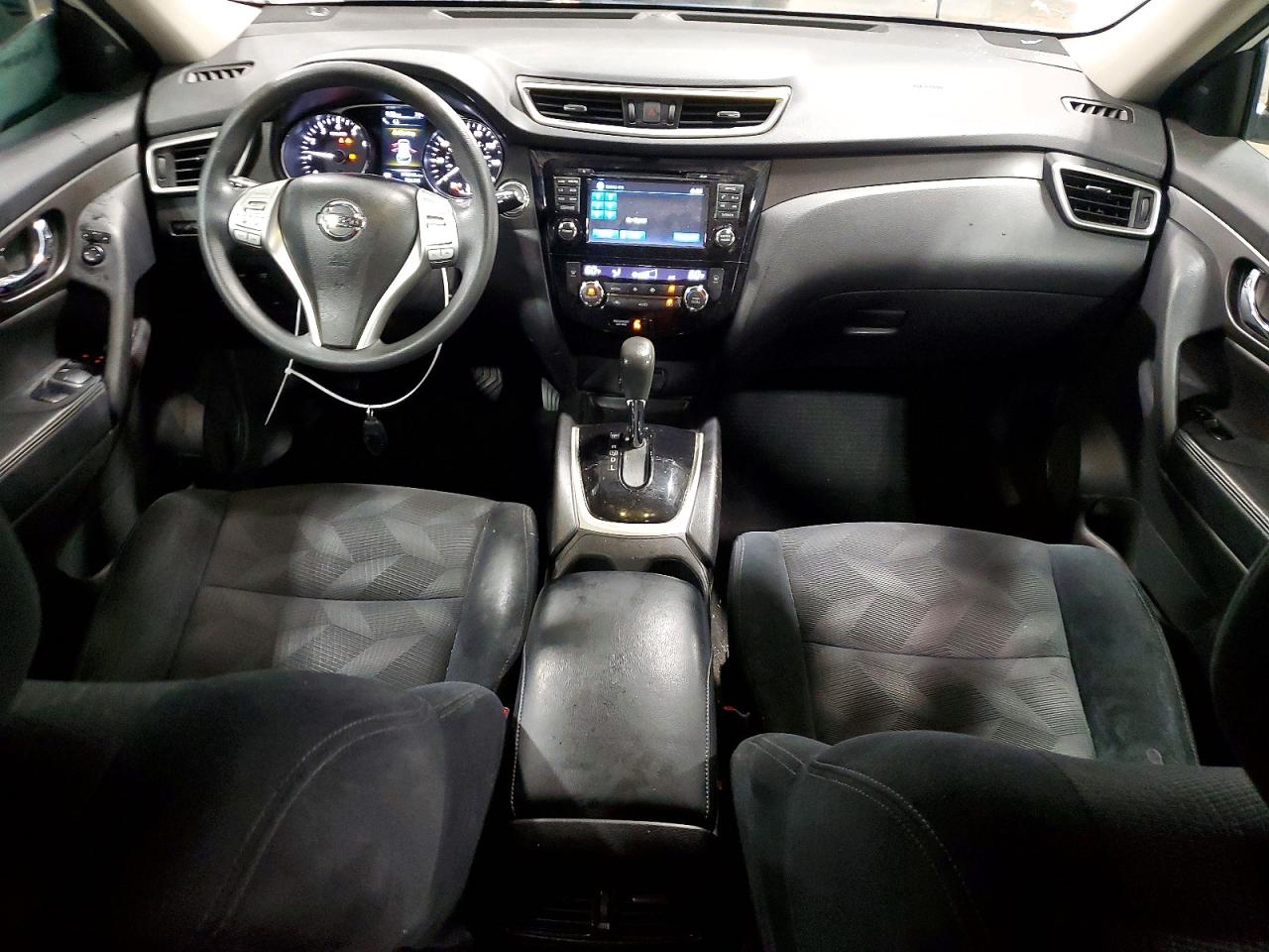 2015 Nissan Rogue Sv White vin: 5N1AT2MK6FC820380