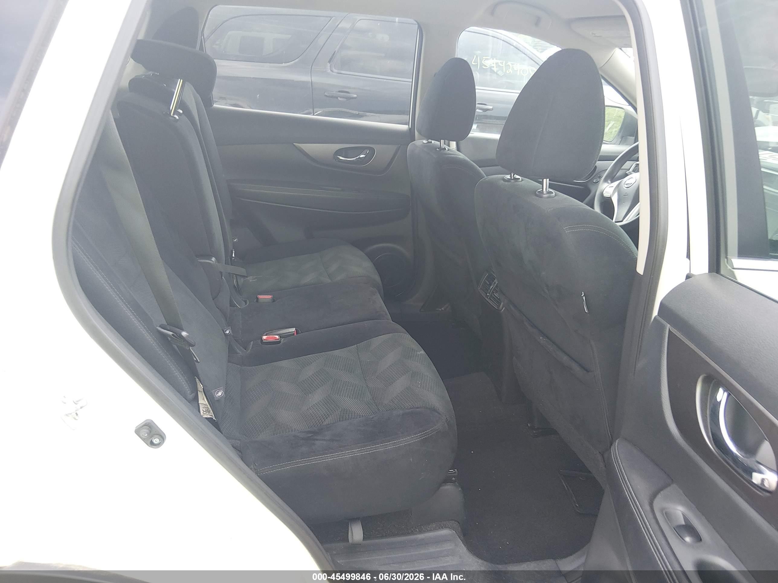 2015 Nissan Rogue Sv White vin: 5N1AT2MK6FC896357