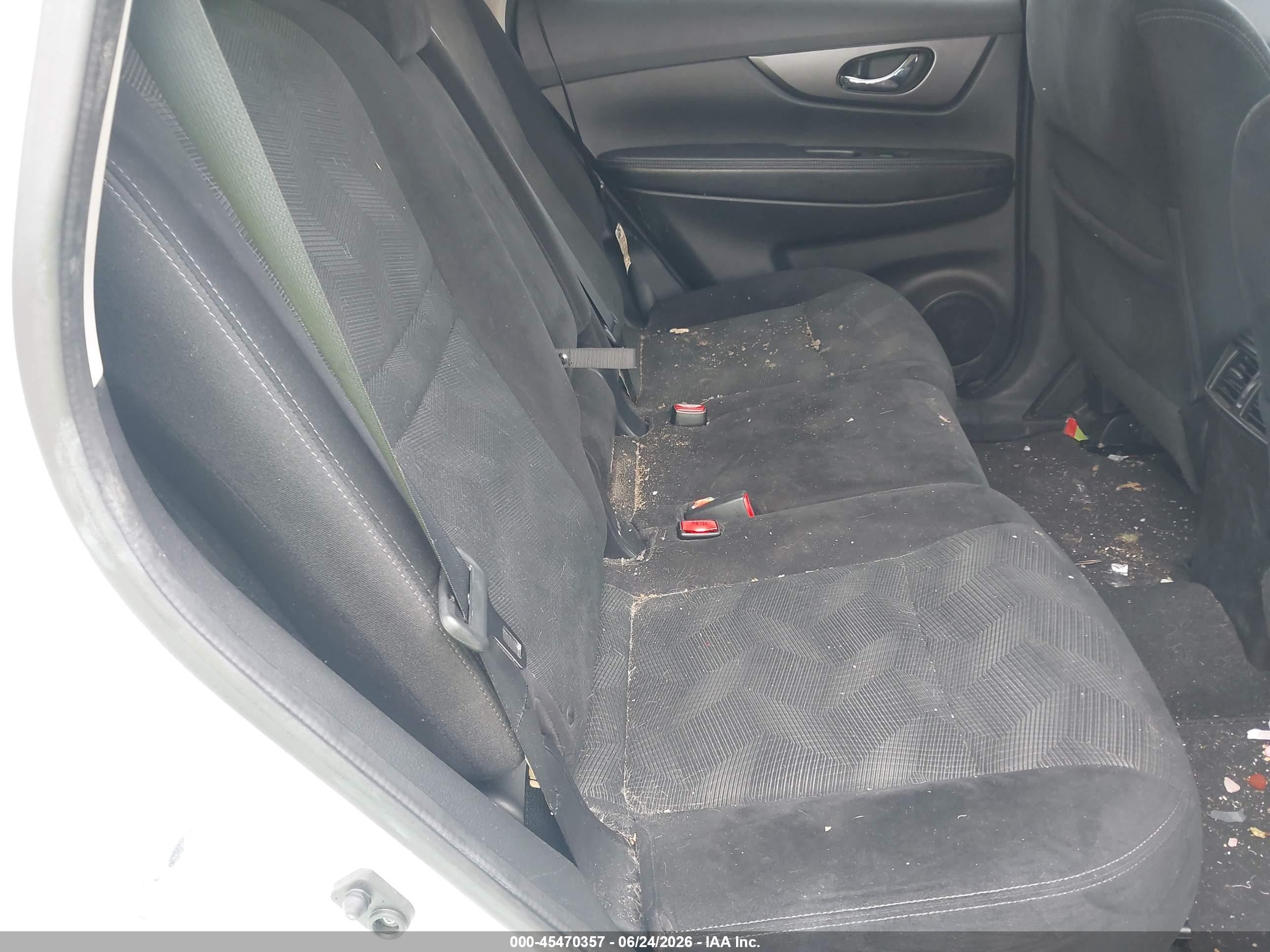 2014 Nissan Rogue Sv Белый vin: 5N1AT2MK7EC782611