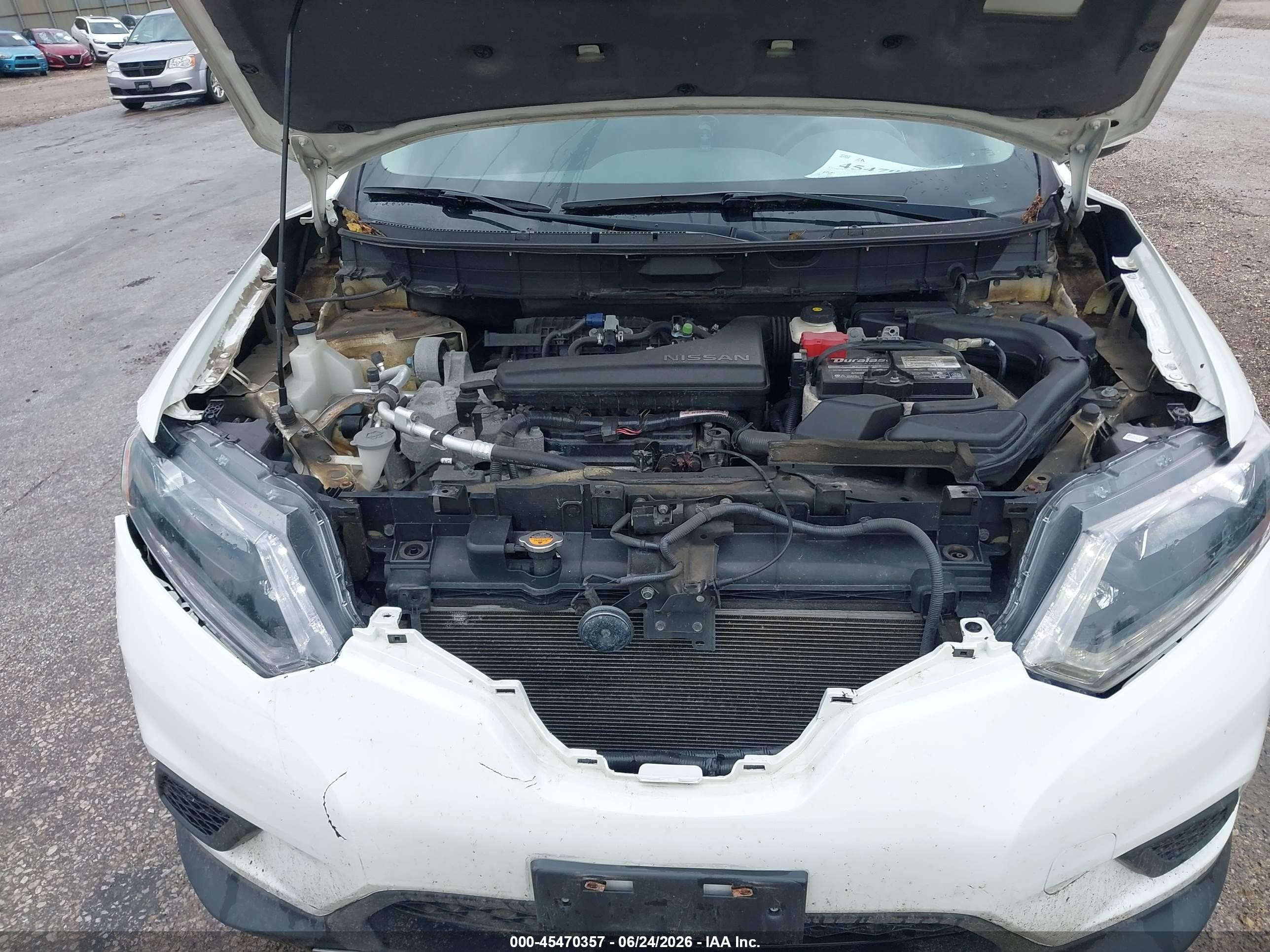 2014 Nissan Rogue Sv Белый vin: 5N1AT2MK7EC782611