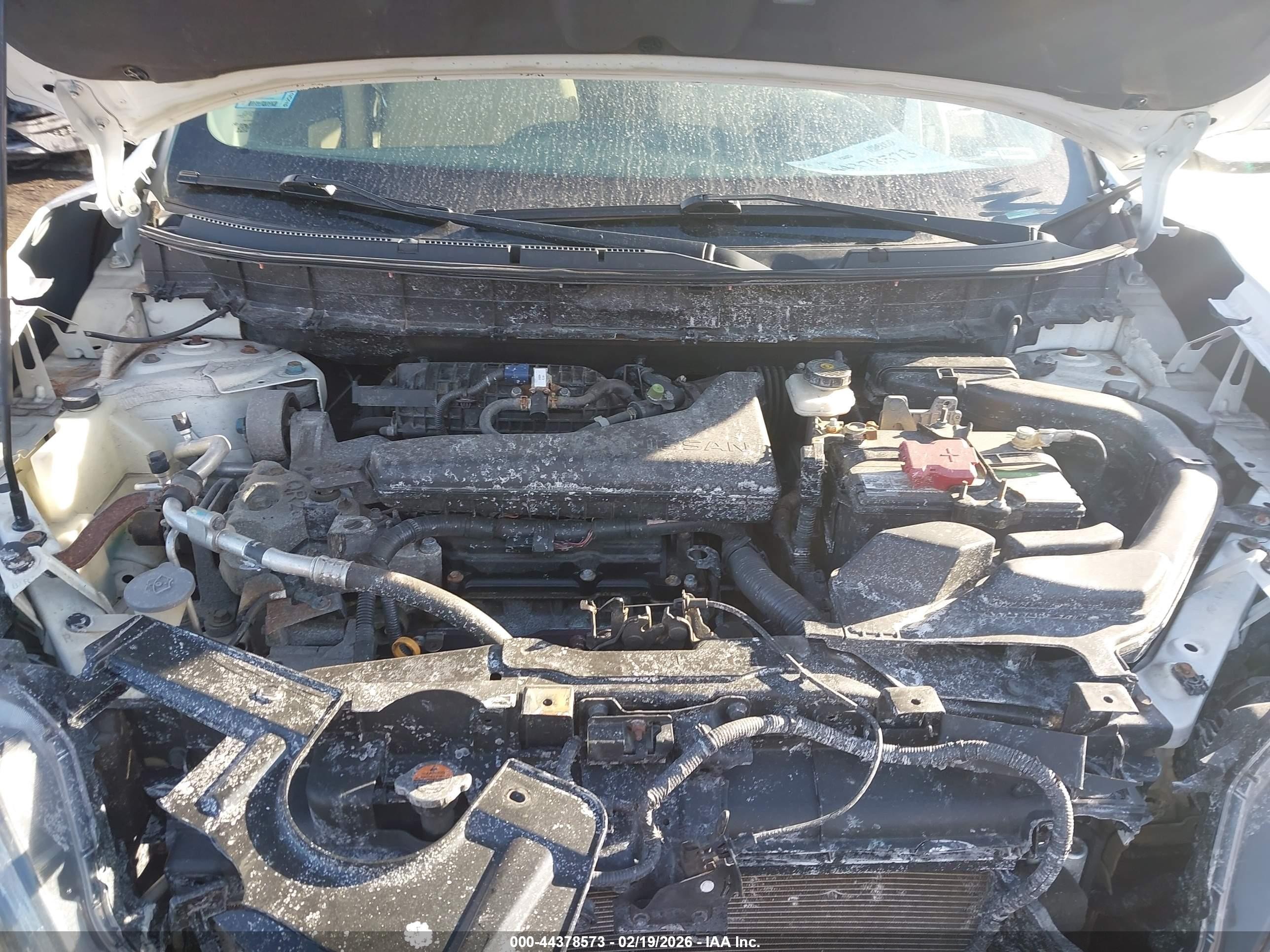 2014 Nissan Rogue S White vin: 5N1AT2MK7EC794693