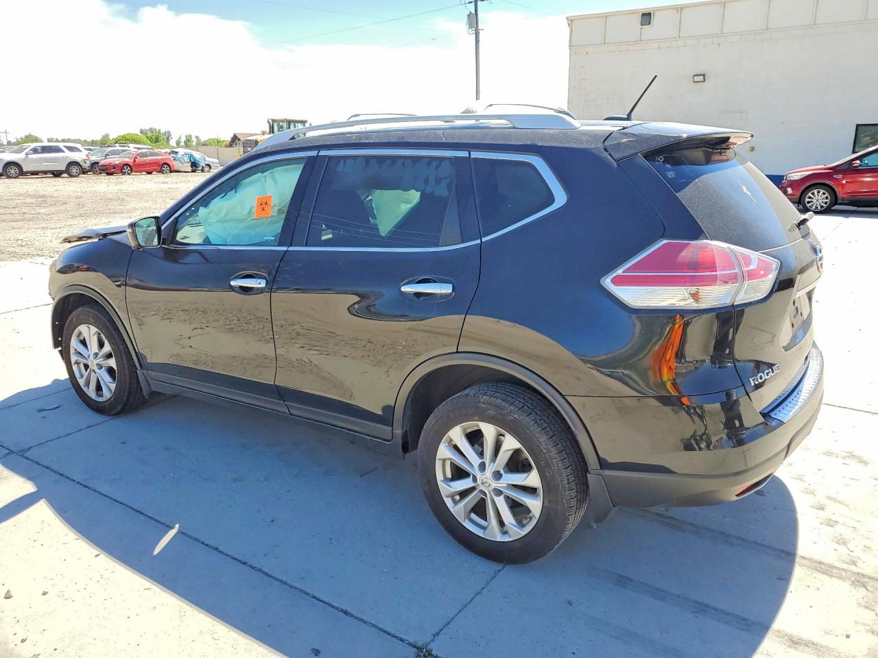 2014 Nissan Rogue Sv Black vin: 5N1AT2MK7EC799215