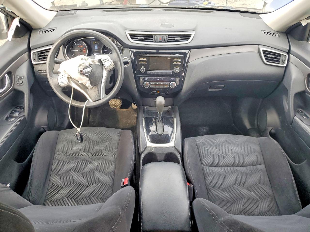 2014 Nissan Rogue Серый vin: 5N1AT2MK7EC799392