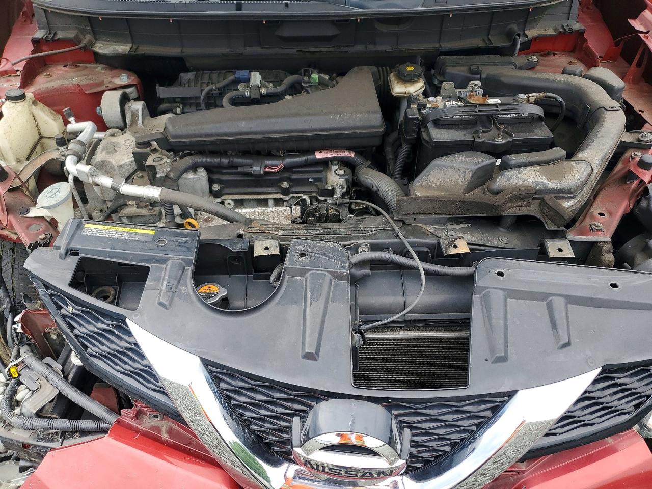 2014 Nissan Rogue Sv Burgundy vin: 5N1AT2MK7EC847943