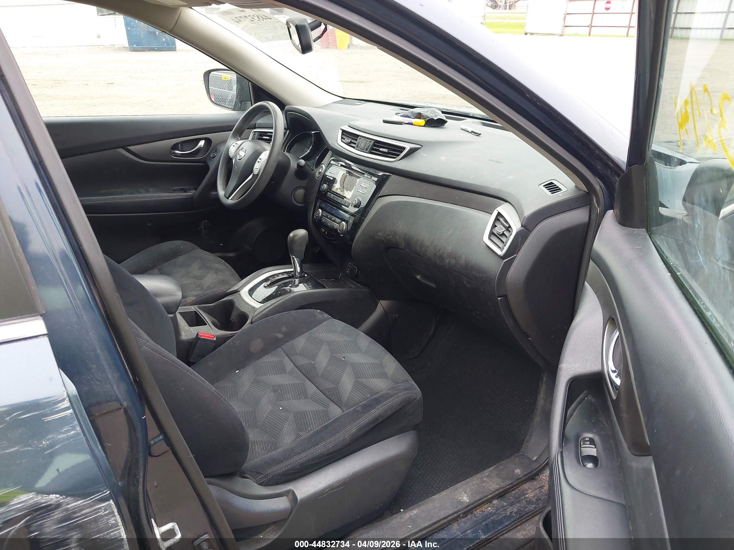 2015 Nissan Rogue Sv Light Blue vin: 5N1AT2MK7FC818816