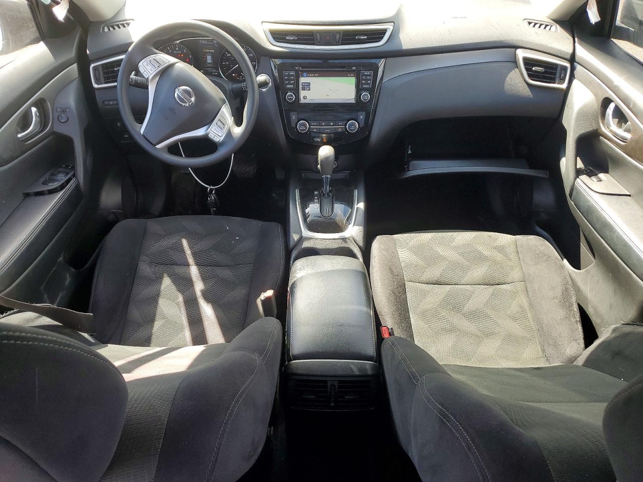 2015 Nissan Rogue Sv Silver vin: 5N1AT2MK7FC899168