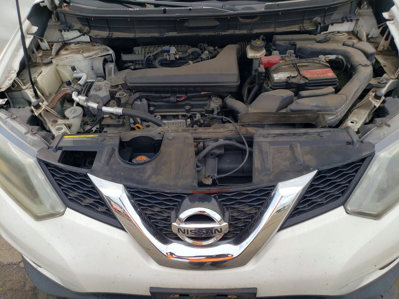 2014 Nissan Rogue Sv White vin: 5N1AT2MK8EC752341