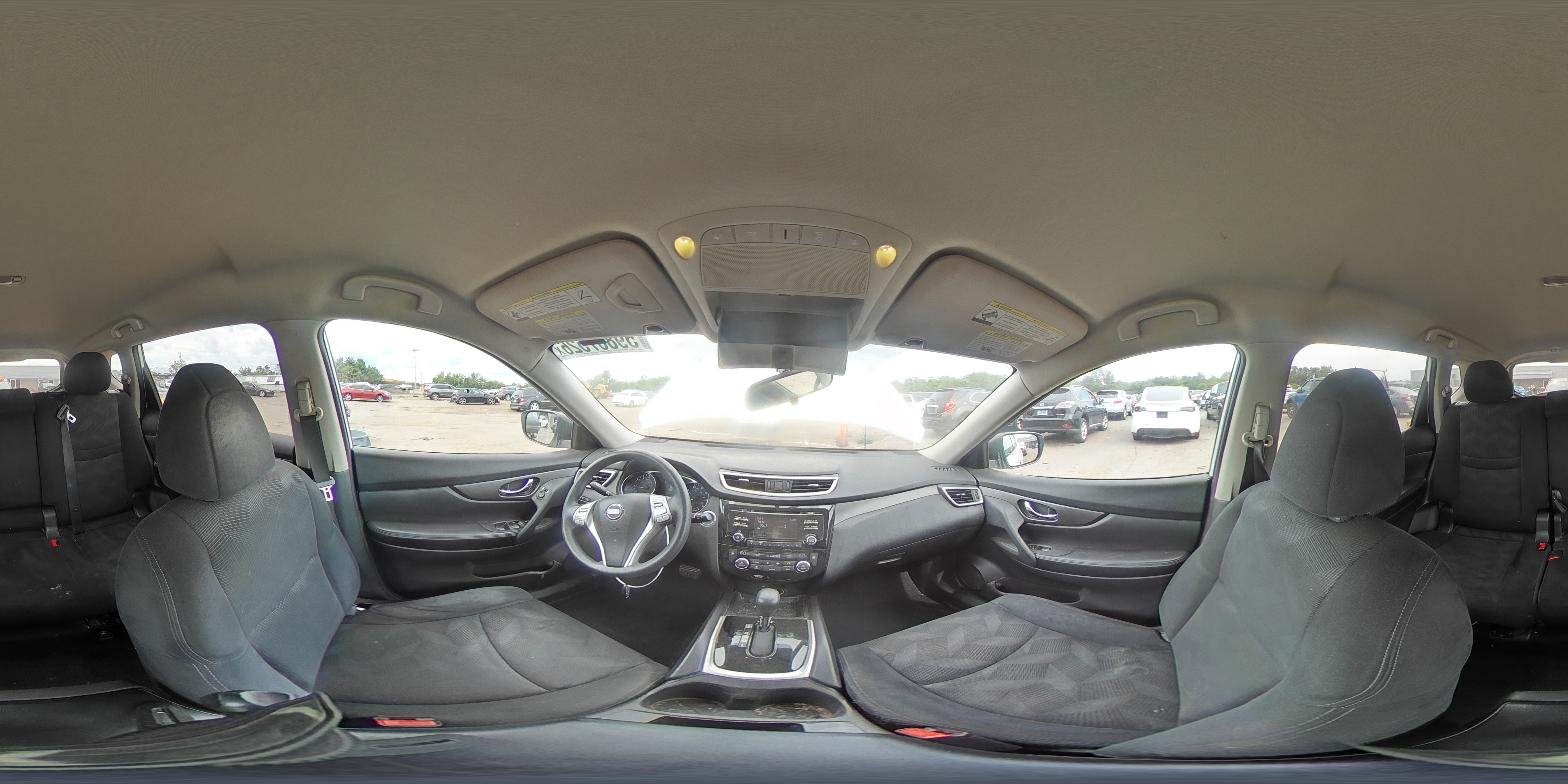 2014 Nissan Rogue Sv White vin: 5N1AT2MK8EC752341