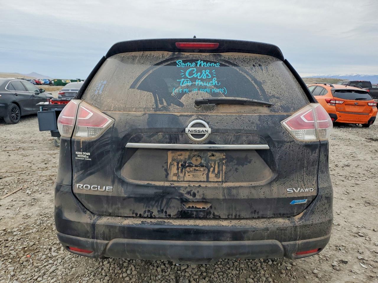 2014 Nissan Rogue S Black vin: 5N1AT2MK8EC756390