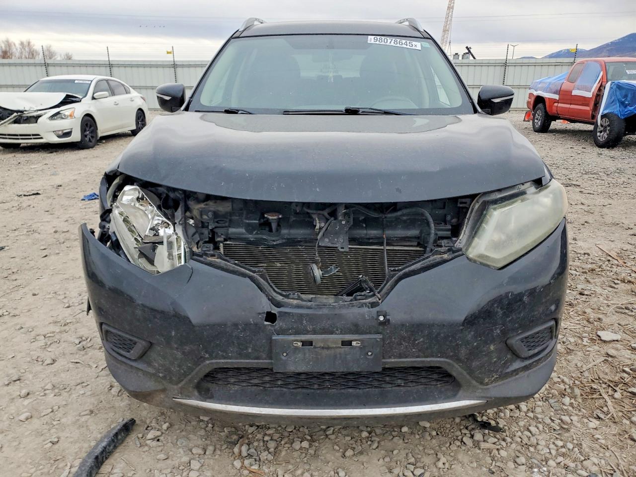 2014 Nissan Rogue S Black vin: 5N1AT2MK8EC756390
