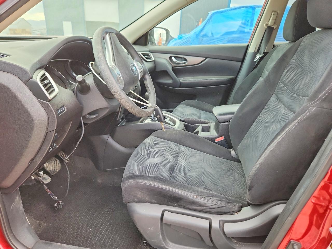 2015 Nissan Rogue S Burgundy vin: 5N1AT2MK8FC801541