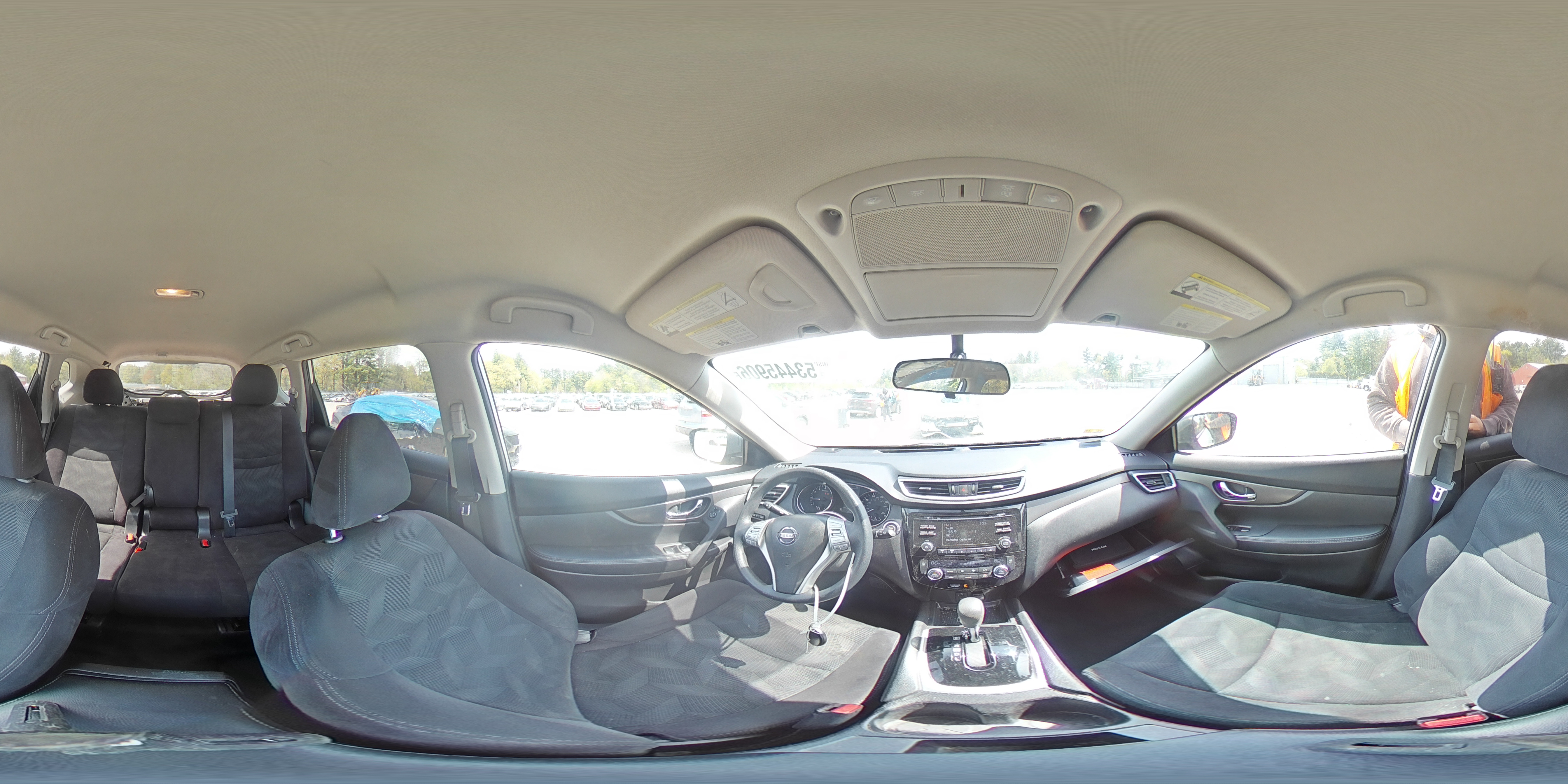 2014 Nissan Rogue Sv Silver vin: 5N1AT2MK9EC753482