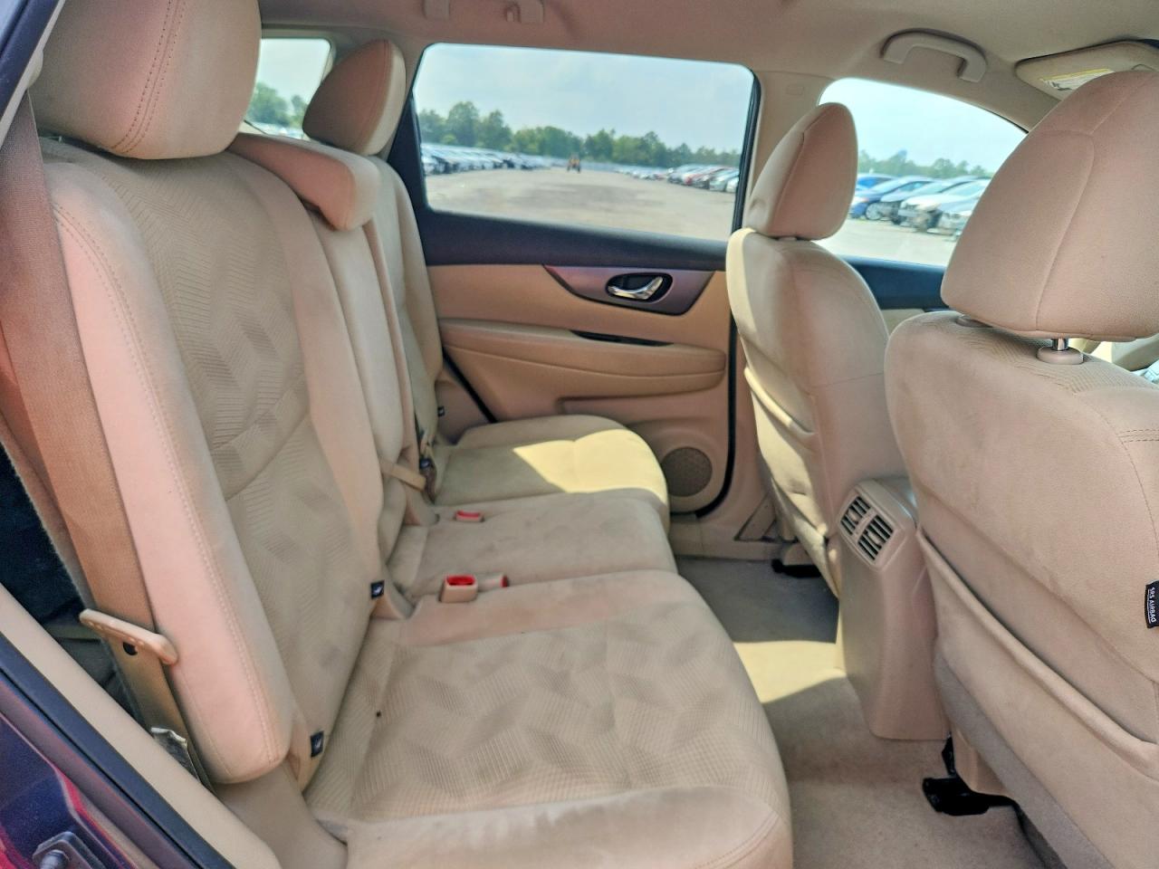 2015 Nissan Rogue S Синий vin: 5N1AT2MK9FC925673