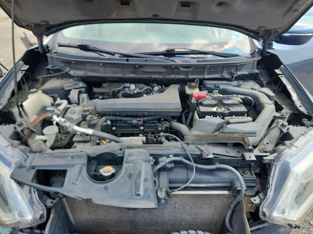 2015 Nissan Rogue S Синий vin: 5N1AT2MK9FC925673