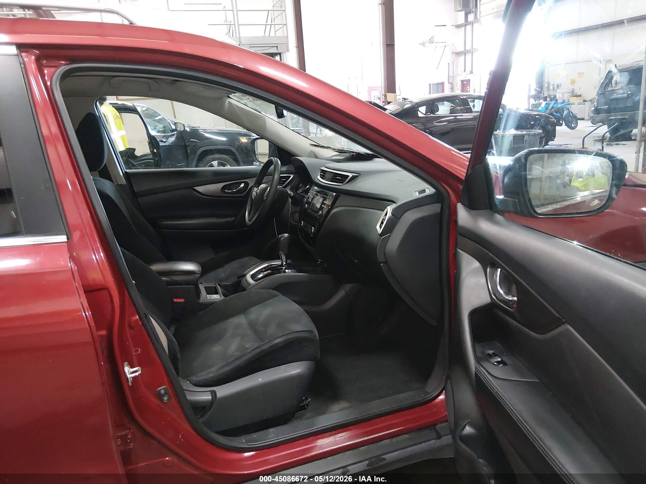 2014 Nissan Rogue Sv Red vin: 5N1AT2MKXEC765866