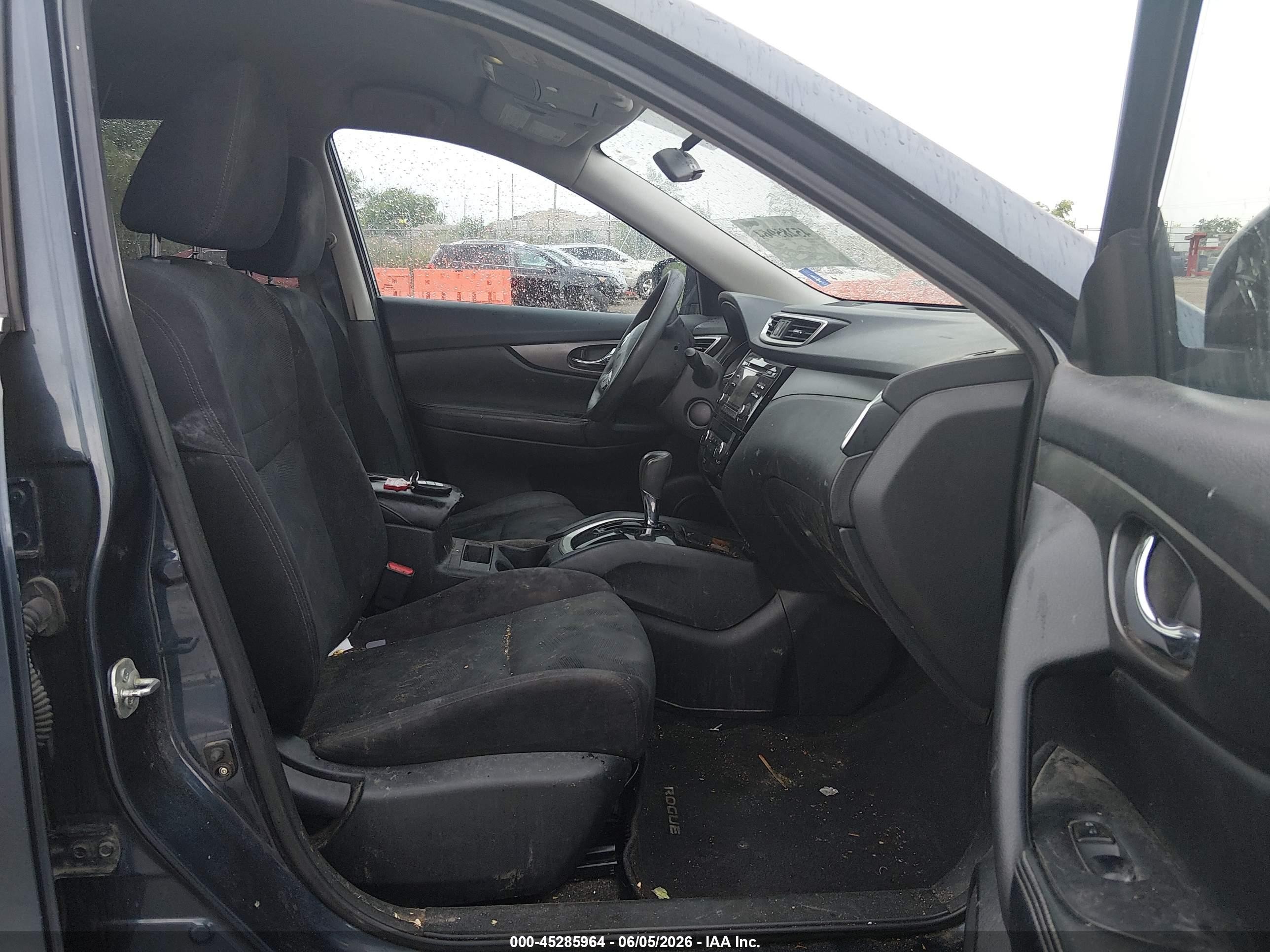 2014 Nissan Rogue Sv Navy vin: 5N1AT2MKXEC766953