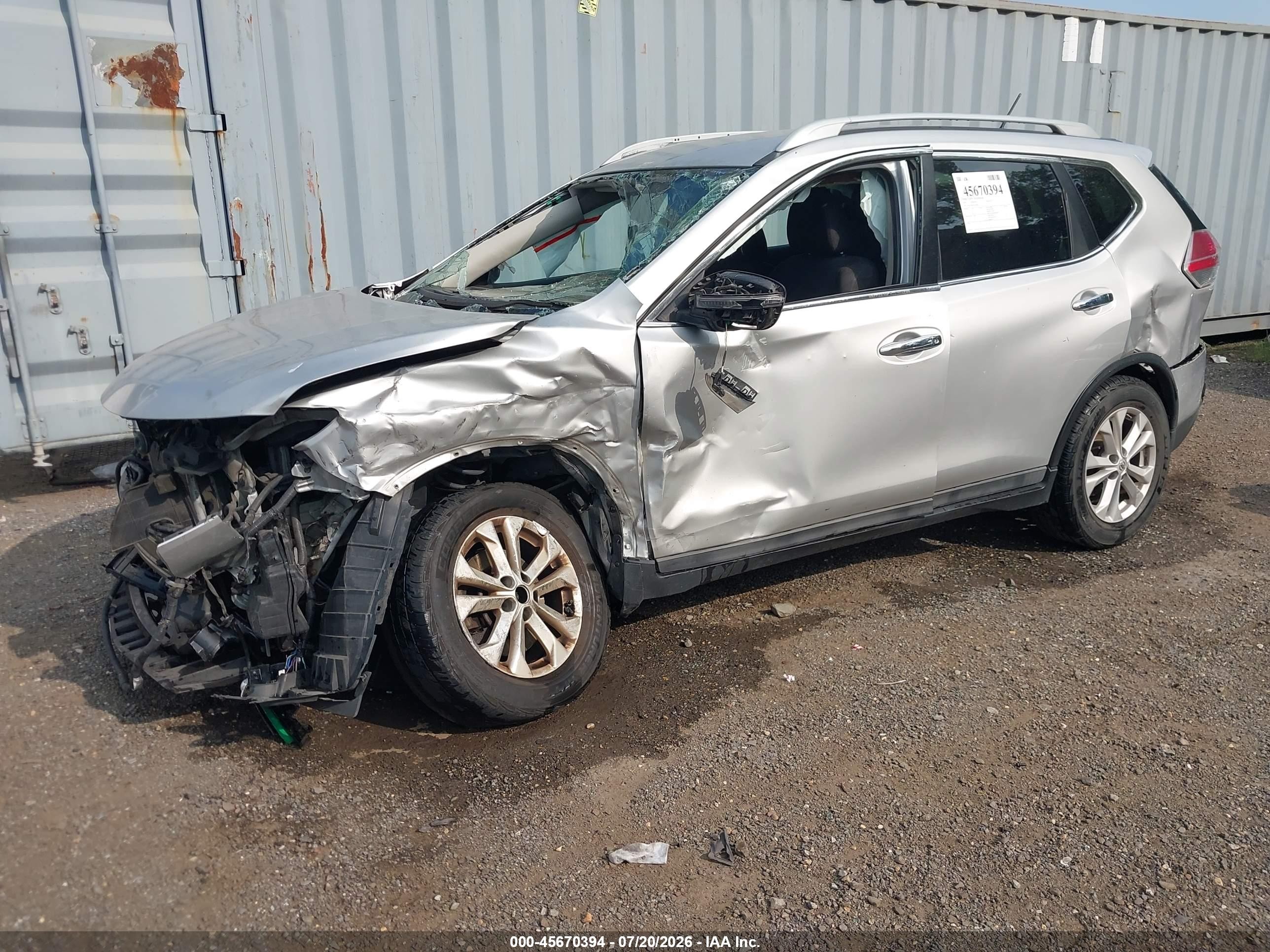 2014 Nissan Rogue Sv Серебряный vin: 5N1AT2MKXEC848410