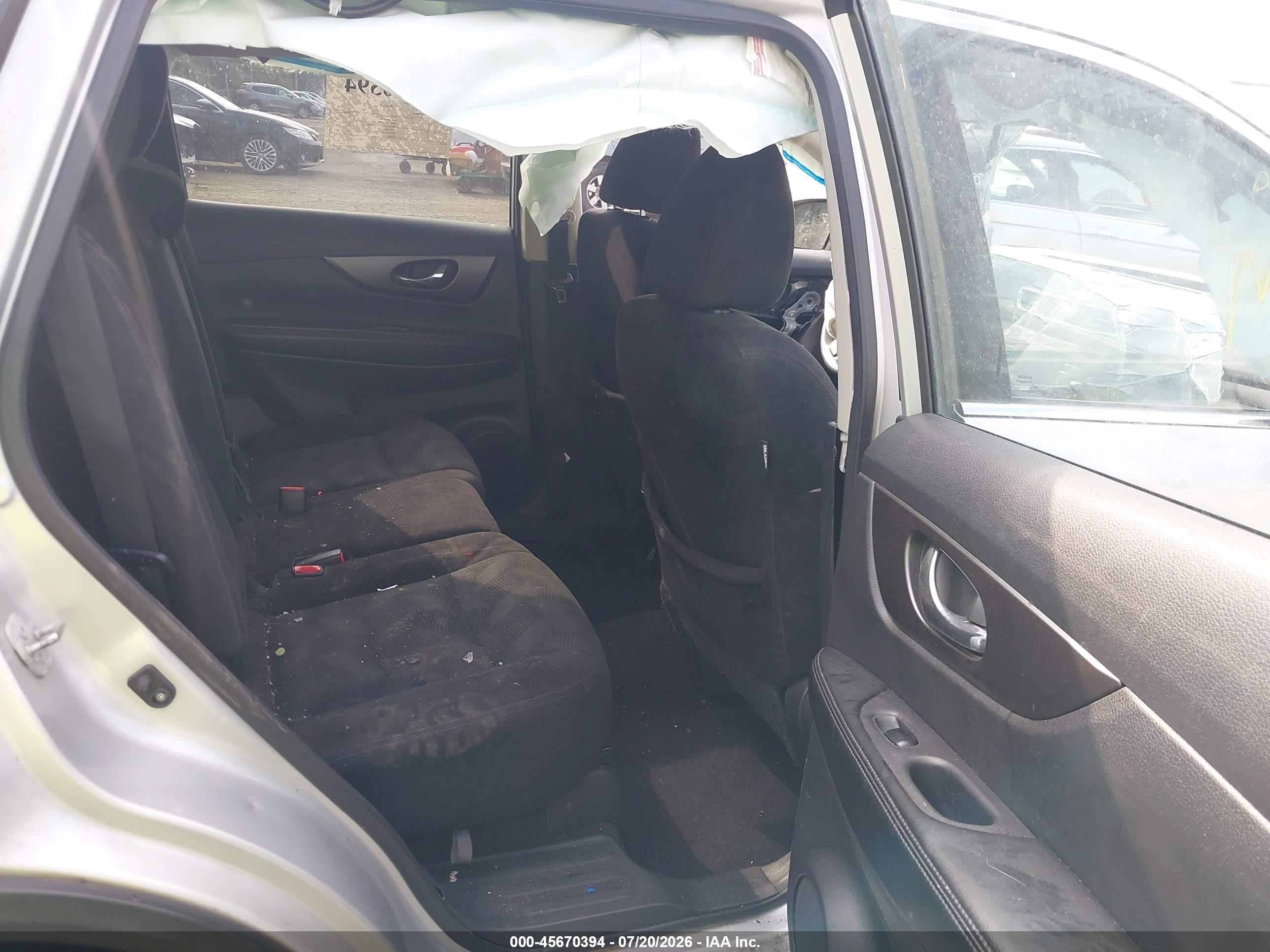 2014 Nissan Rogue Sv Серебряный vin: 5N1AT2MKXEC848410