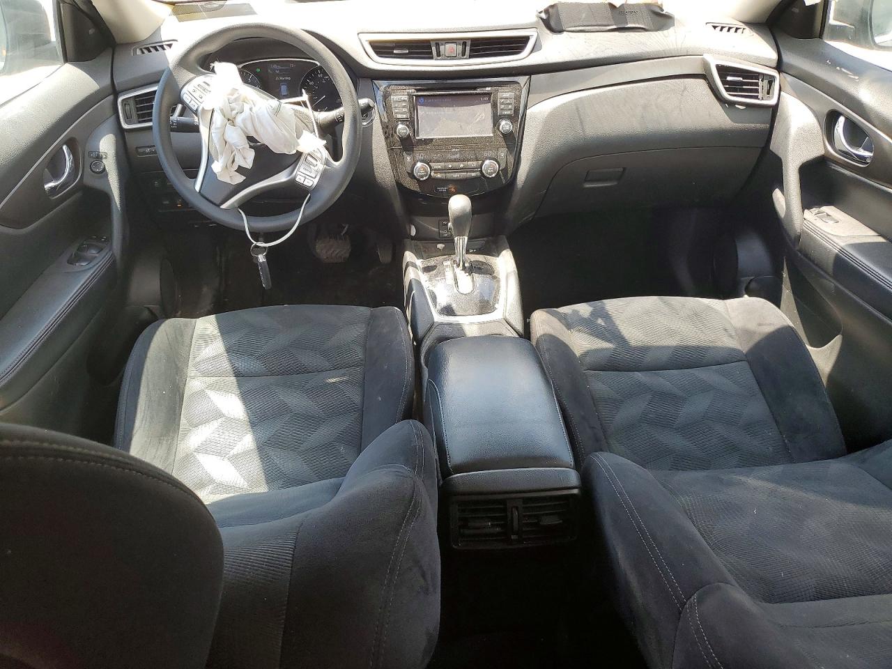 2015 Nissan Rogue Sv Gray vin: 5N1AT2MKXFC795256