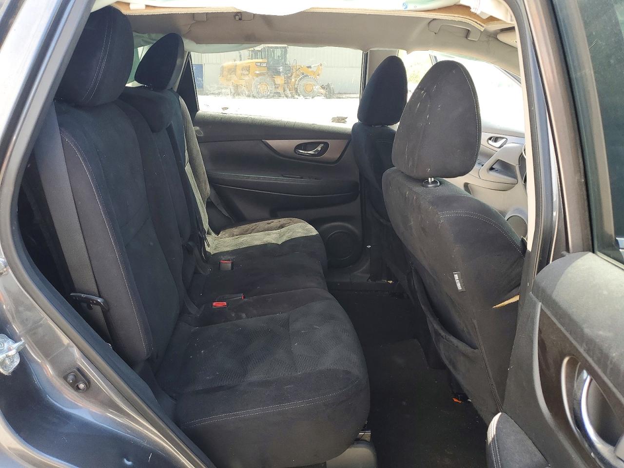 2015 Nissan Rogue Sv Gray vin: 5N1AT2MKXFC795256