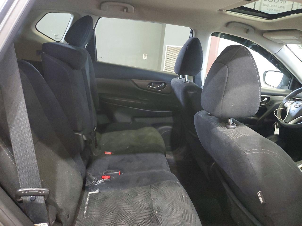 2015 Nissan Rogue Sv Gray vin: 5N1AT2MKXFC865340