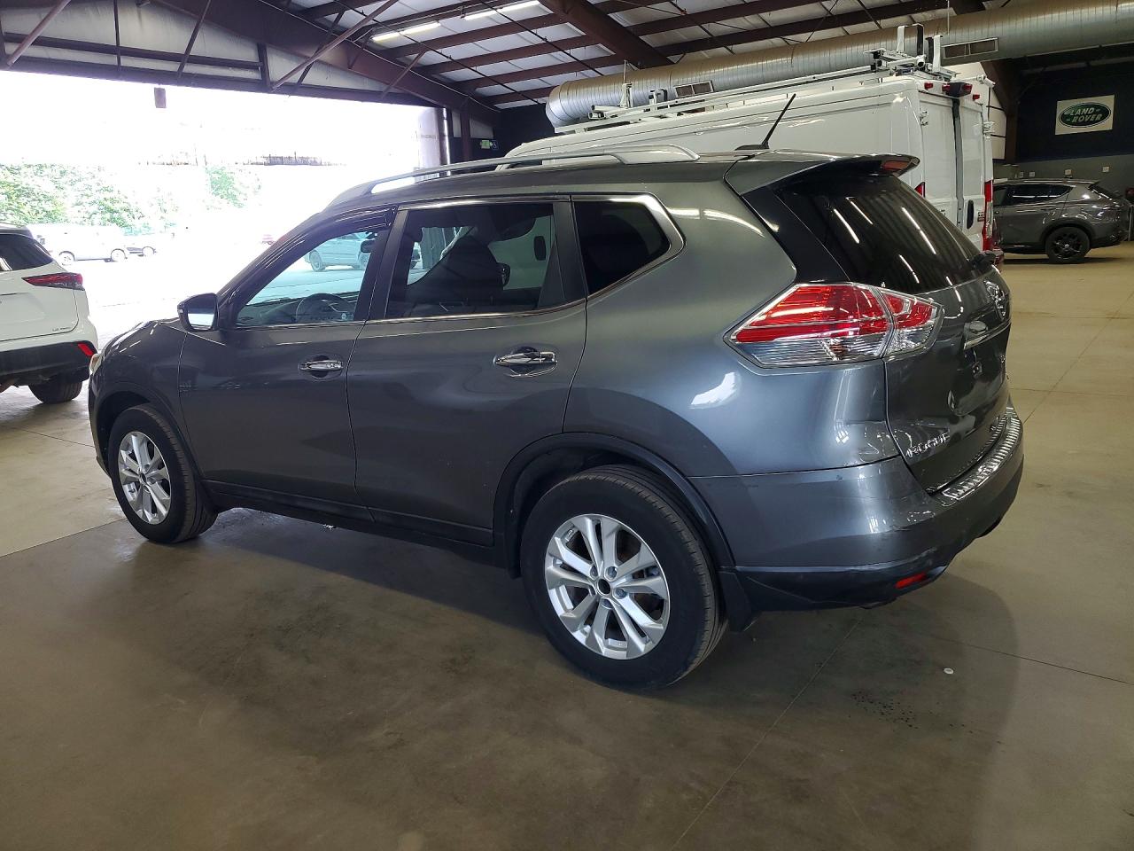 2015 Nissan Rogue Sv Gray vin: 5N1AT2MKXFC865340