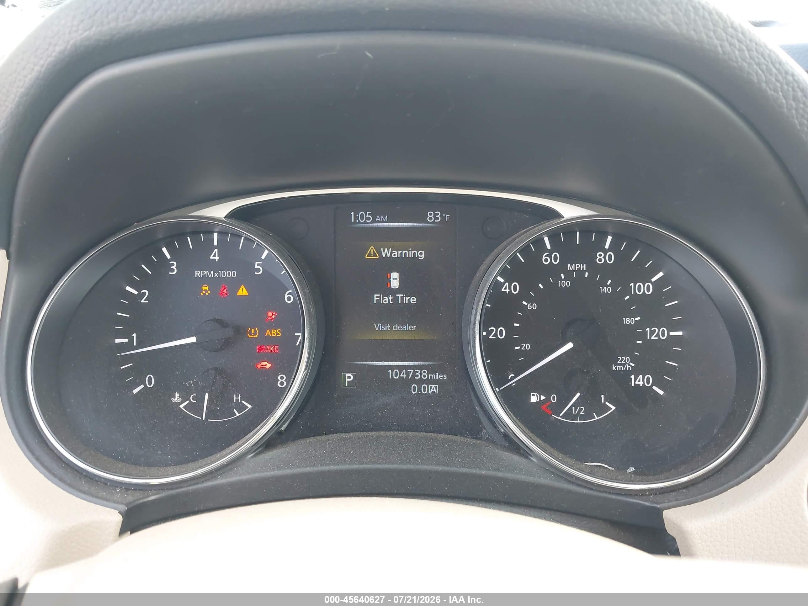 2015 Nissan Rogue Sv Синий vin: 5N1AT2ML0FC828211