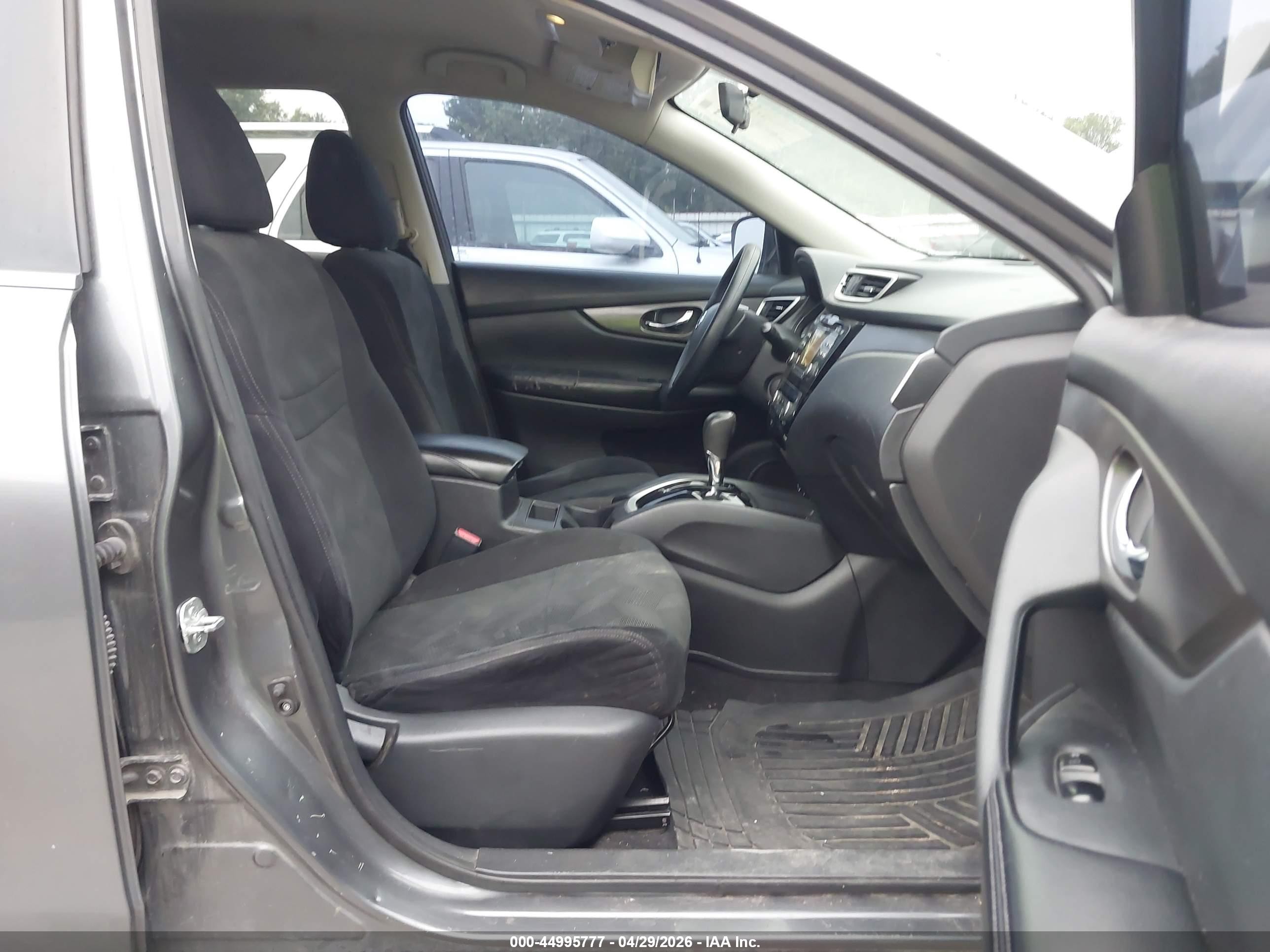 2015 Nissan Rogue Sv Gray vin: 5N1AT2ML0FC899540