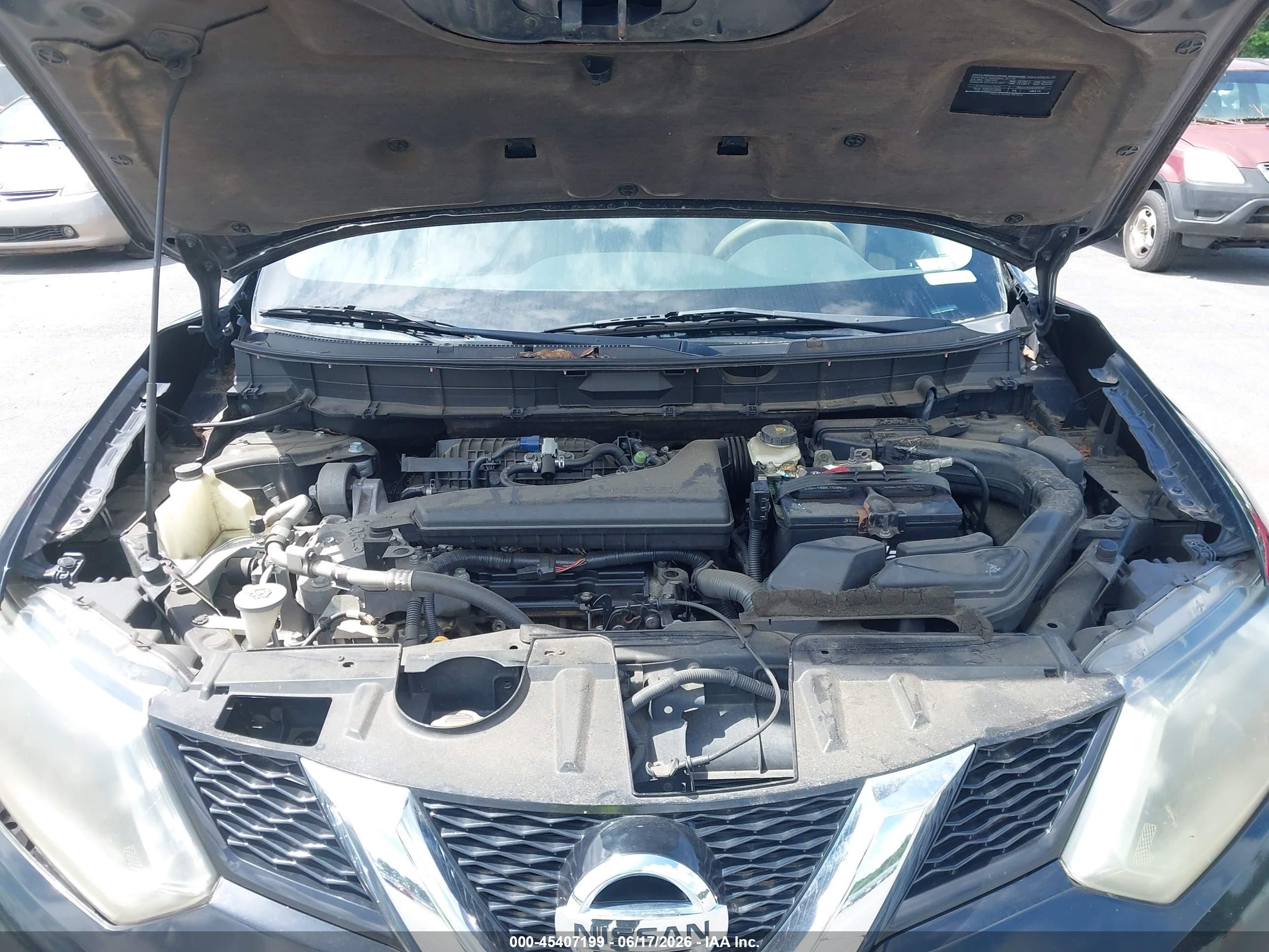 2014 Nissan Rogue Sv Black vin: 5N1AT2ML1EC772746