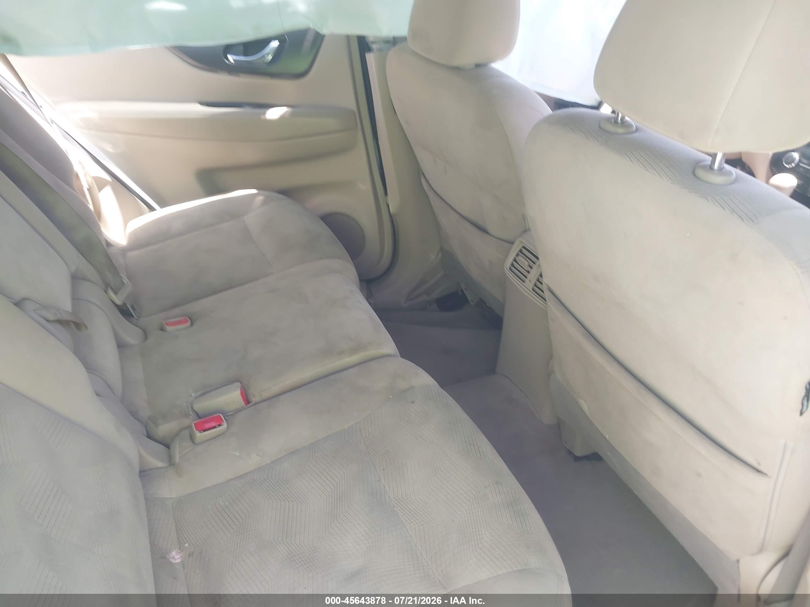 2014 Nissan Rogue Sv White vin: 5N1AT2ML1EC776778