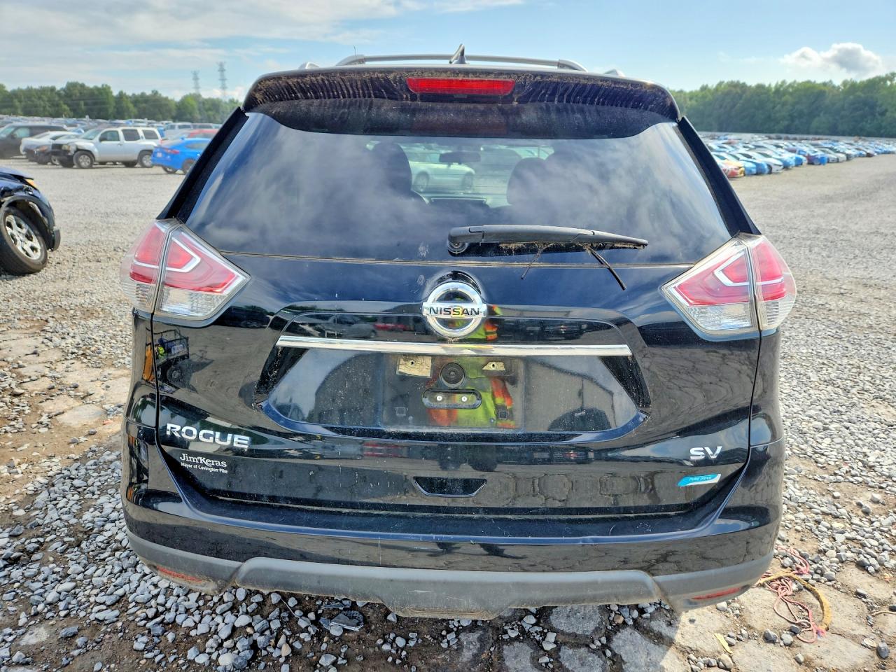 2014 Nissan Rogue Sv Black vin: 5N1AT2ML1EC781320