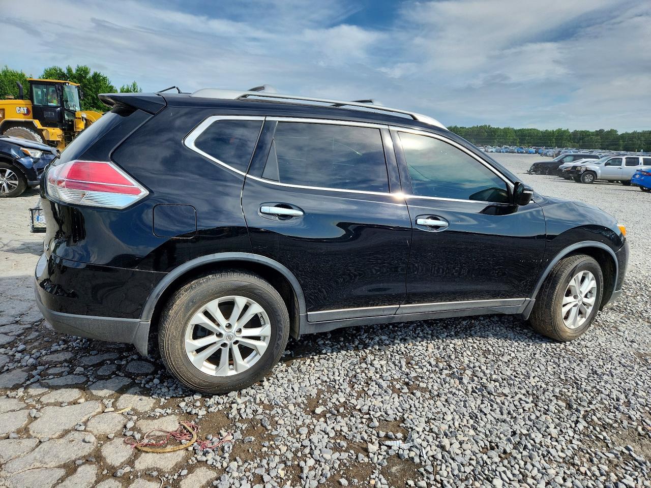 2014 Nissan Rogue Sv Black vin: 5N1AT2ML1EC781320