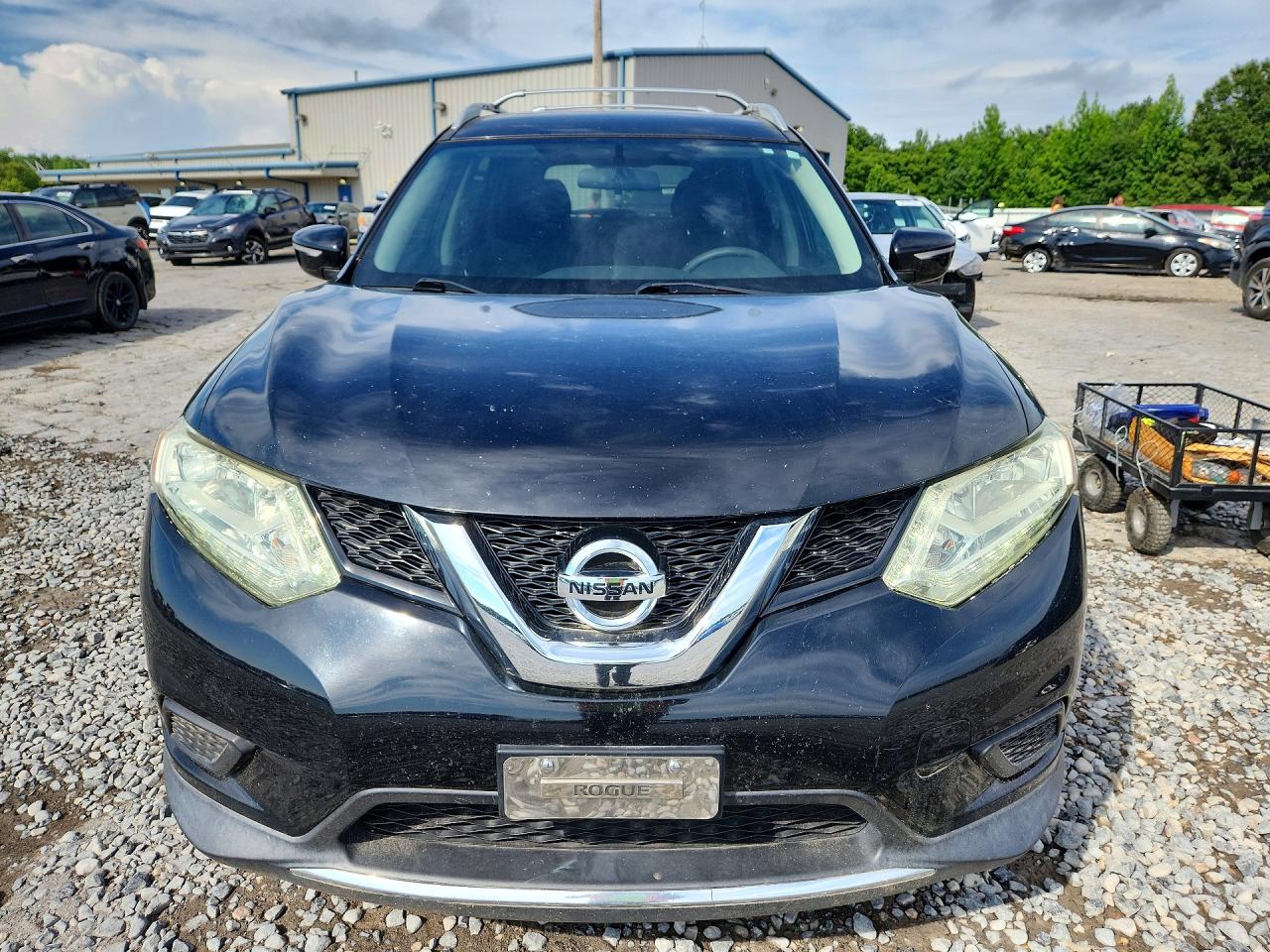 2014 Nissan Rogue Sv Black vin: 5N1AT2ML1EC781320