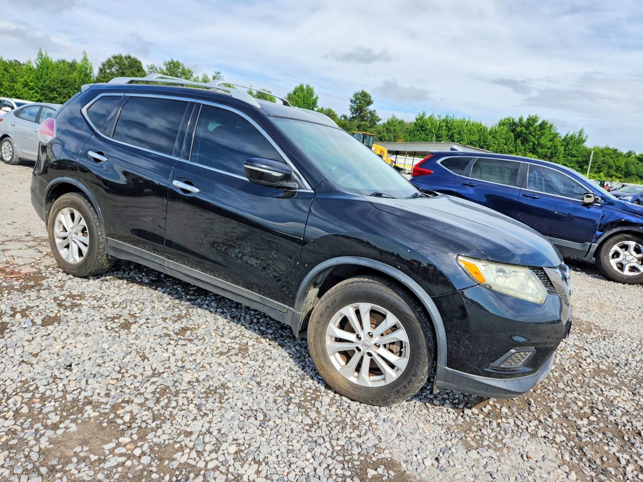 2014 Nissan Rogue Sv Black vin: 5N1AT2ML1EC781320