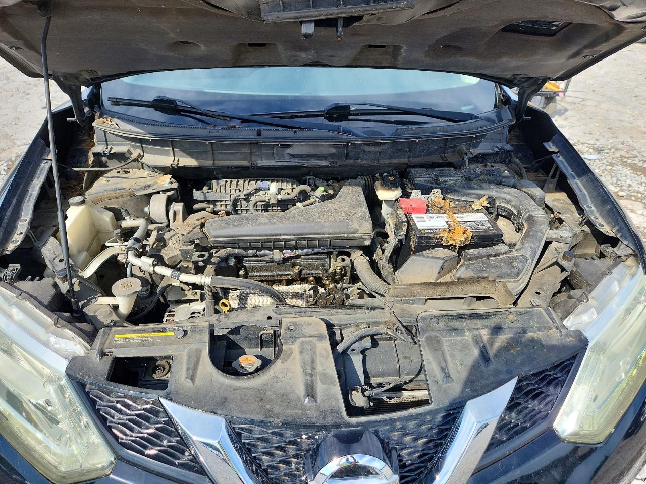 2014 Nissan Rogue Sv Black vin: 5N1AT2ML1EC781320