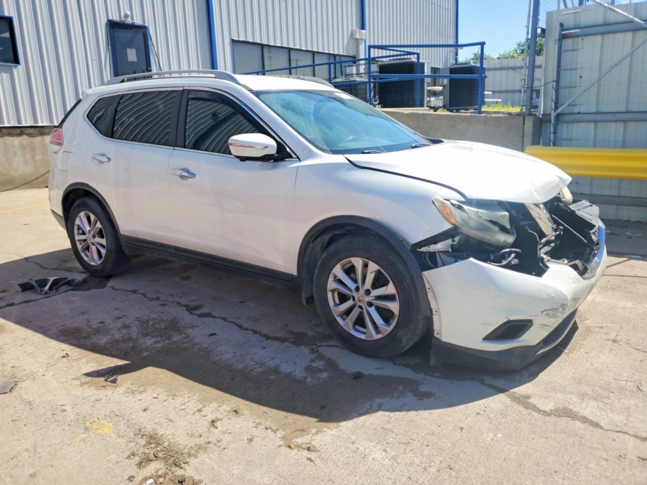 2014 Nissan Rogue Sv Белый vin: 5N1AT2ML2EC773582
