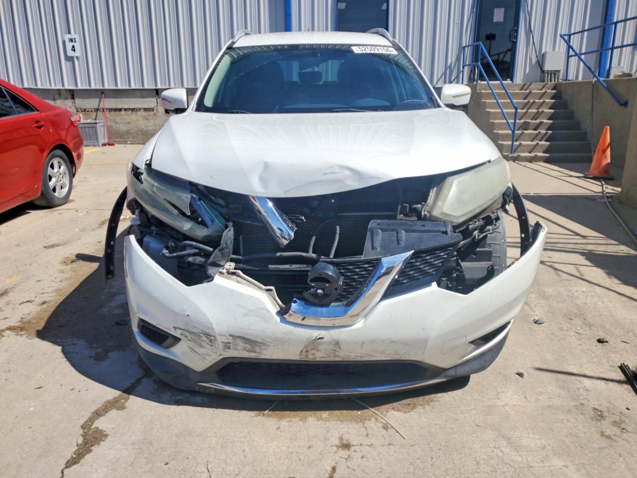 2014 Nissan Rogue Sv Белый vin: 5N1AT2ML2EC773582