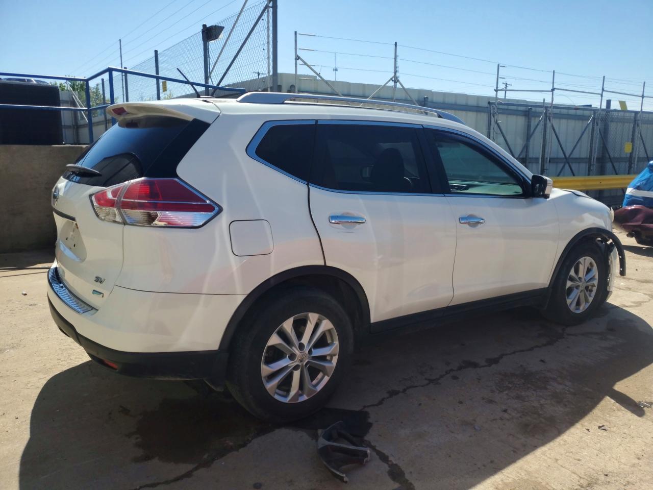 2014 Nissan Rogue Sv Белый vin: 5N1AT2ML2EC773582
