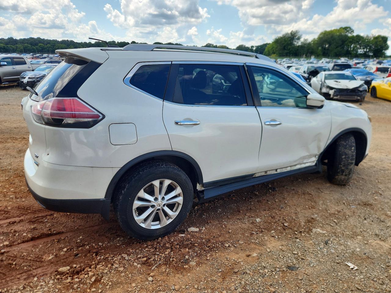 2014 Nissan Rogue Sv Silver vin: 5N1AT2ML2EC774151