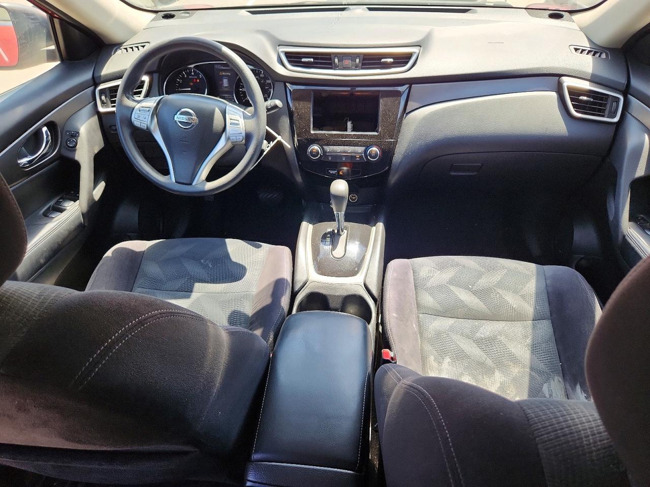 2014 Nissan Rogue S Red vin: 5N1AT2ML2EC800571