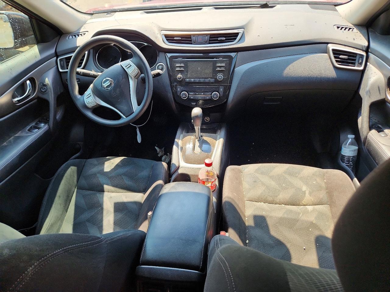2015 Nissan Rogue Sv Red vin: 5N1AT2ML2FC775253