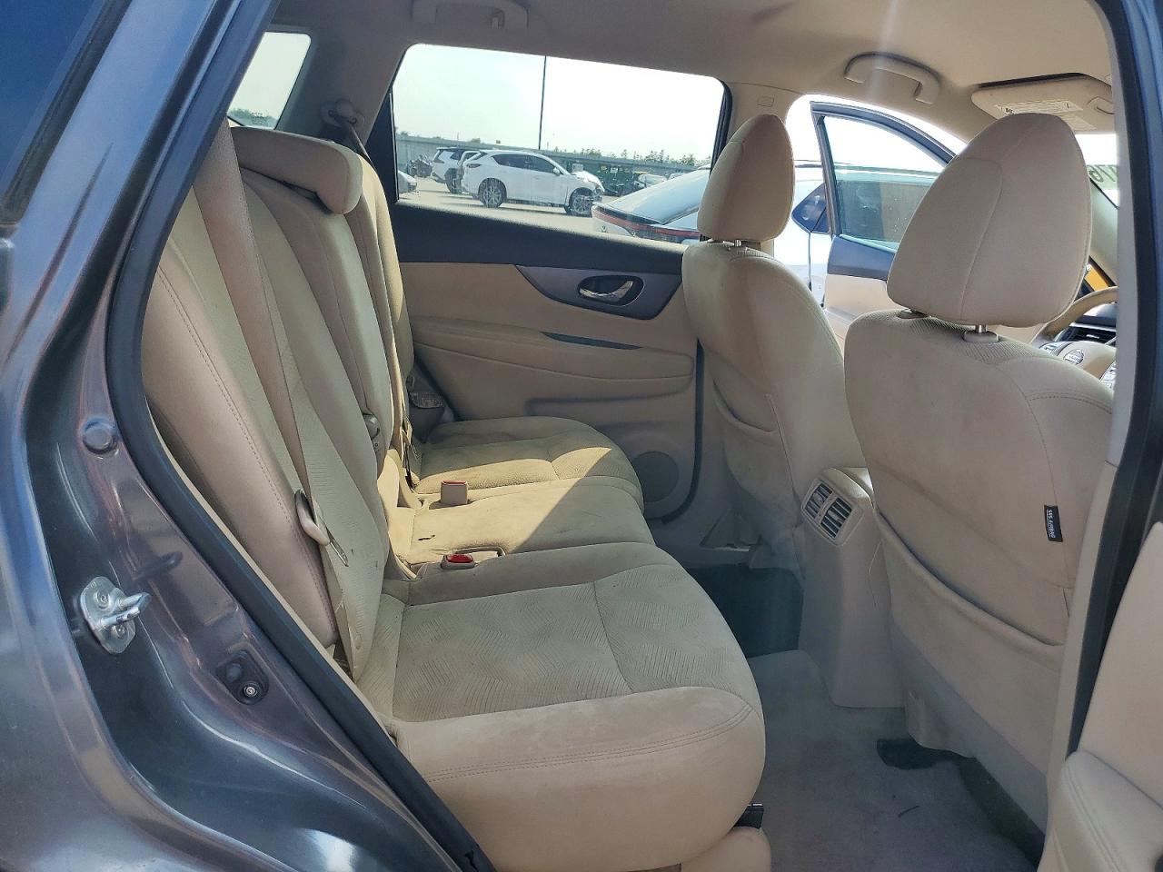 2015 Nissan Rogue Sv Серый vin: 5N1AT2ML2FC814536