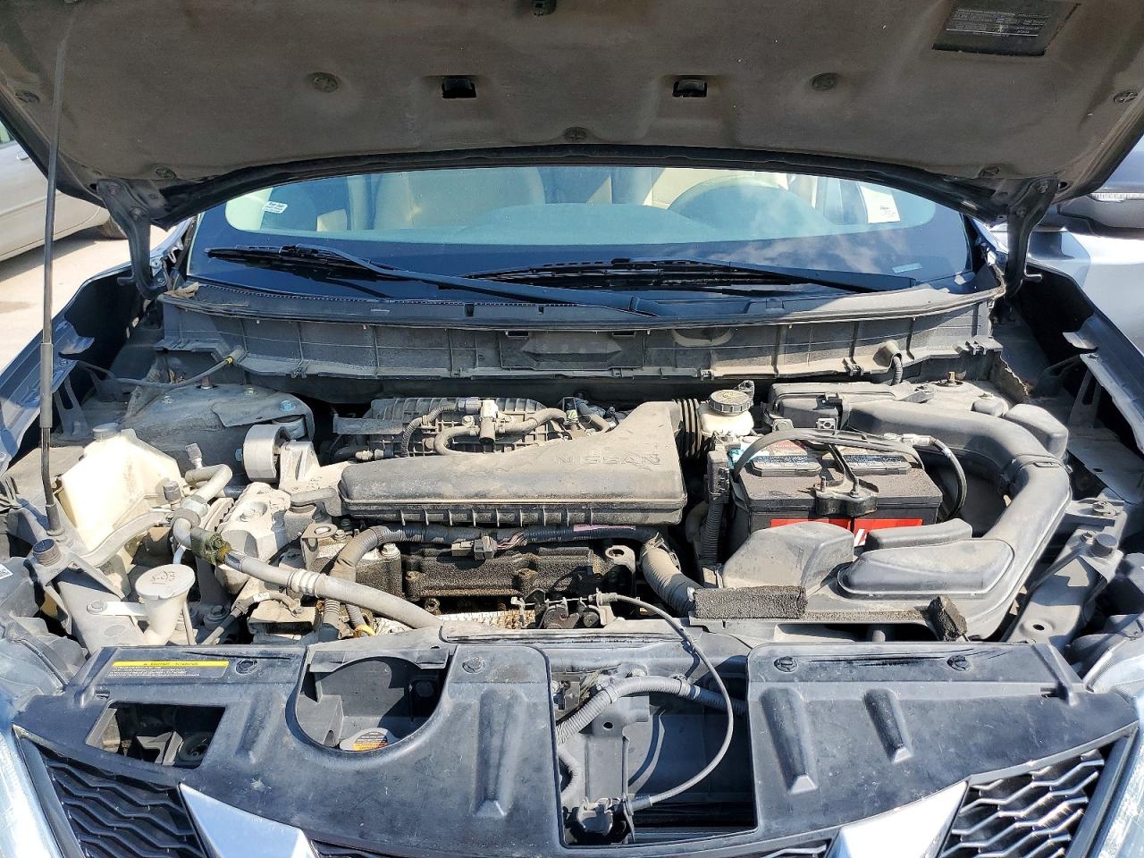 2015 Nissan Rogue Sv Серый vin: 5N1AT2ML2FC814536