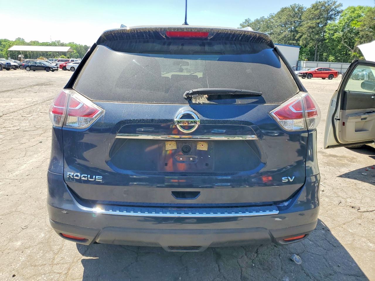 2015 Nissan Rogue Sv Blue vin: 5N1AT2ML3FC759854