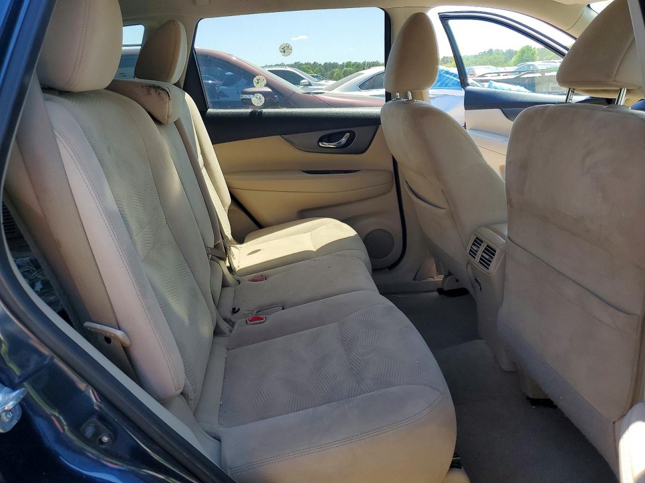 2015 Nissan Rogue Sv Blue vin: 5N1AT2ML3FC759854