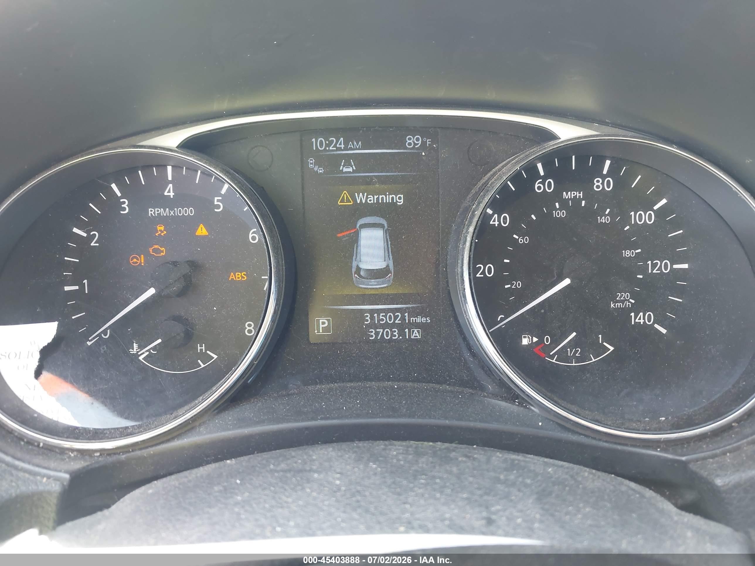 2015 Nissan Rogue Sv White vin: 5N1AT2ML3FC761359