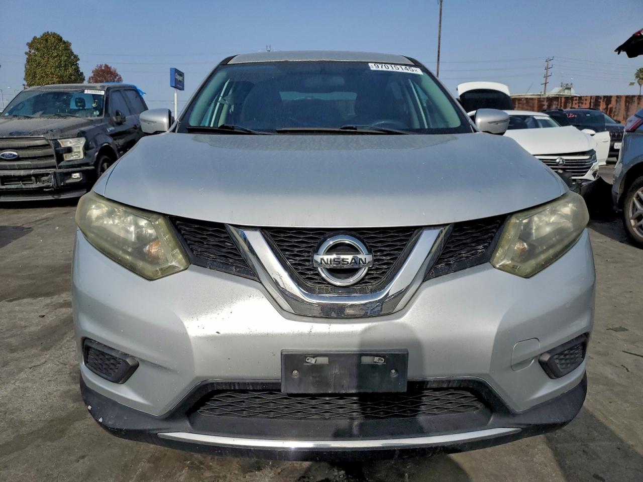 2014 Nissan Rogue S Silver vin: 5N1AT2ML4EC798659