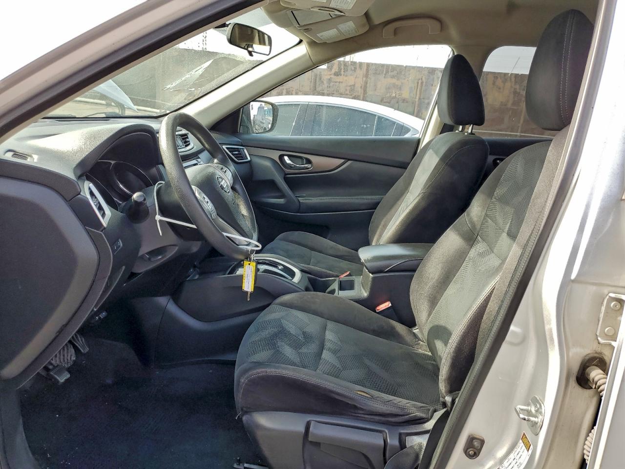 2014 Nissan Rogue S Silver vin: 5N1AT2ML4EC798659